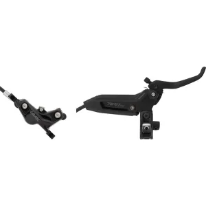 Тормоз дисковый SRAM Level Silver Stealth 4 Piston -  Aluminum Lever, Stainless Hardware, Reach Adj, Black Ano (includes MMX Clamp, Rotor/Bracket sold separately) C1