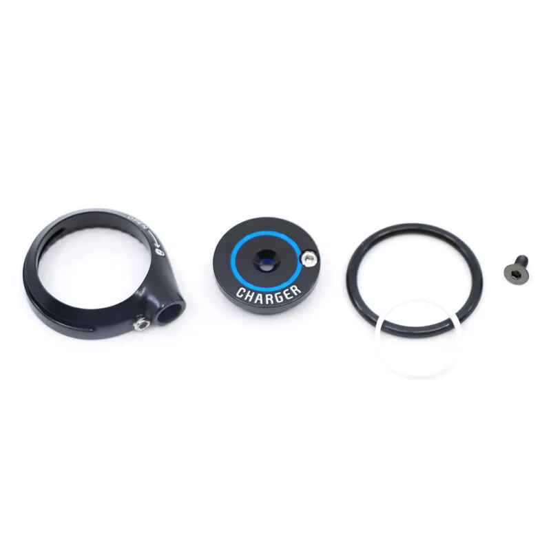 Сервісні запчастини ROCKSHOX FORK COMPRESSION DAMPER KNOB KIT - REMOTE 10mm (ONELOC, TWISTLOC) CHARGER2 RL (INCLUDES SPOOL, CABLE CLAMP, SCREW) - (32mm) SID SELECT+ B4 (2020)/SID SL SELECT+ C1 (2021)