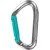 Карабін Climbing Technology SALTO STRAIGHT GATE GREY/TURQ