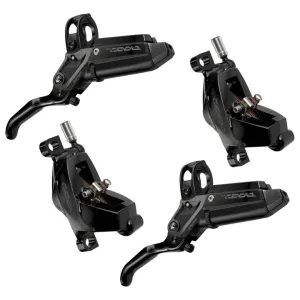 Тормоз дисковый SRAM Code Silver Stealth - Aluminum Lever, Stainless Hardware, Reach/Contact Adj ,SwingLink, Black Ano (includes MMX Clamp, Rotor/Bracket sold separately)C1