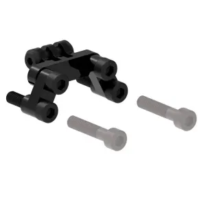 Кріплення переднього світла під болти кришки виносу LEZYNE FLEXI STEM MOUNT під стандарт Go-pro Чорний Y18