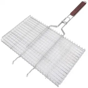 Решітка для гриля подвійна GRILL ME BQ-022 (44х25см), хромована