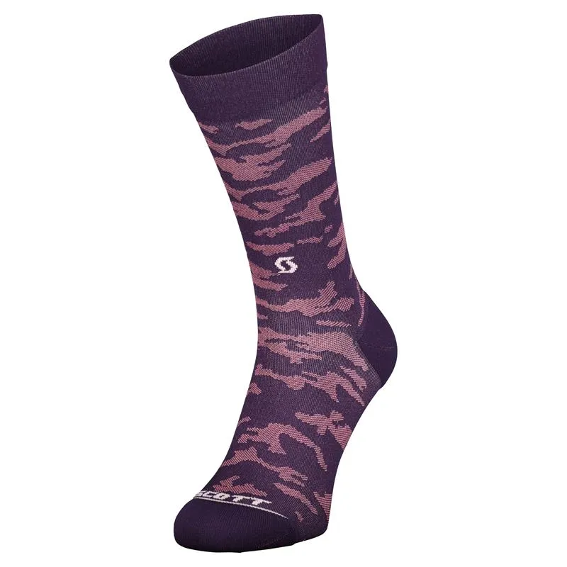 Шкарпетки SCOTT TRAIL CAMO CREW dark purple/white 