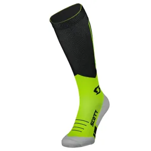 Носки SCOTT RC COMPRESSION safety yellow/white 