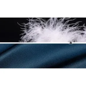 Спальный мешок с натуральным пухом Naturehike CWM400 CNK2300SD013, темно-голубой