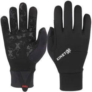 Велоперчатки KinetiXx Logan unisex із пальцями чорні 