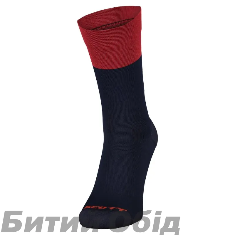 Носки SCOTT BLOCK STRIPE CREW dark blue/wood red 