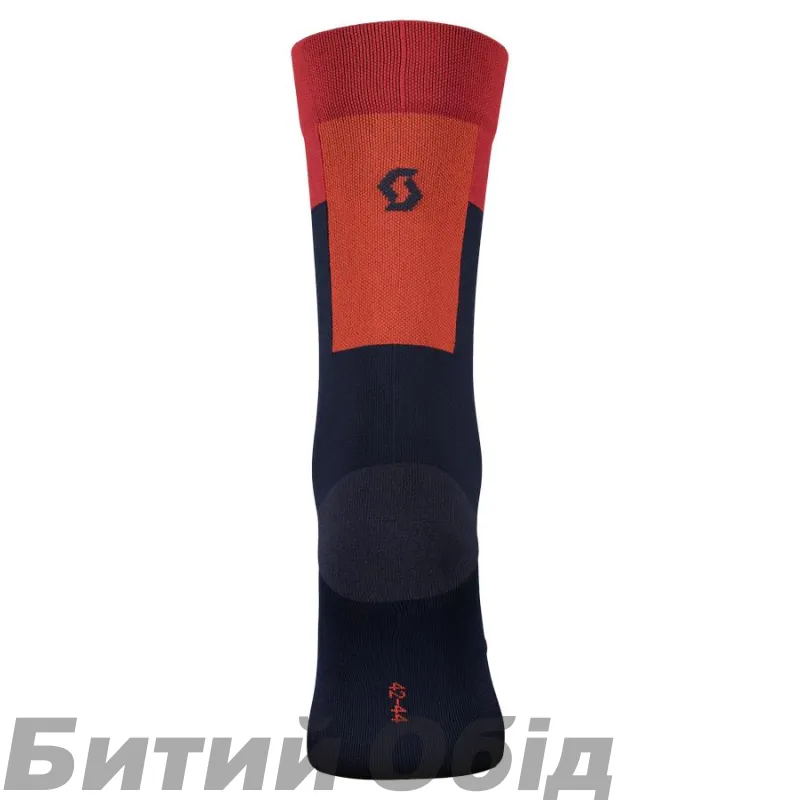 Носки SCOTT BLOCK STRIPE CREW dark blue/wood red 