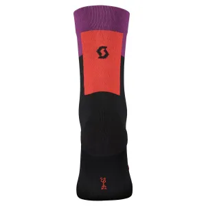 Носки SCOTT BLOCK STRIPE CREW black/vivid purple 