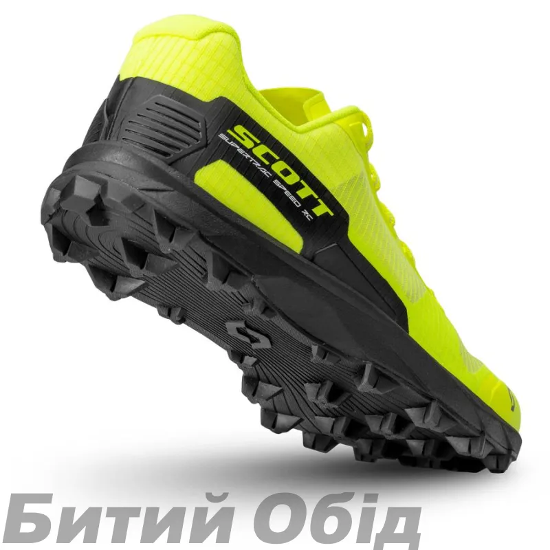 Кросівки SCOTT SUPERTRAC SPEED RC black/safety yellow / розмір 42.0