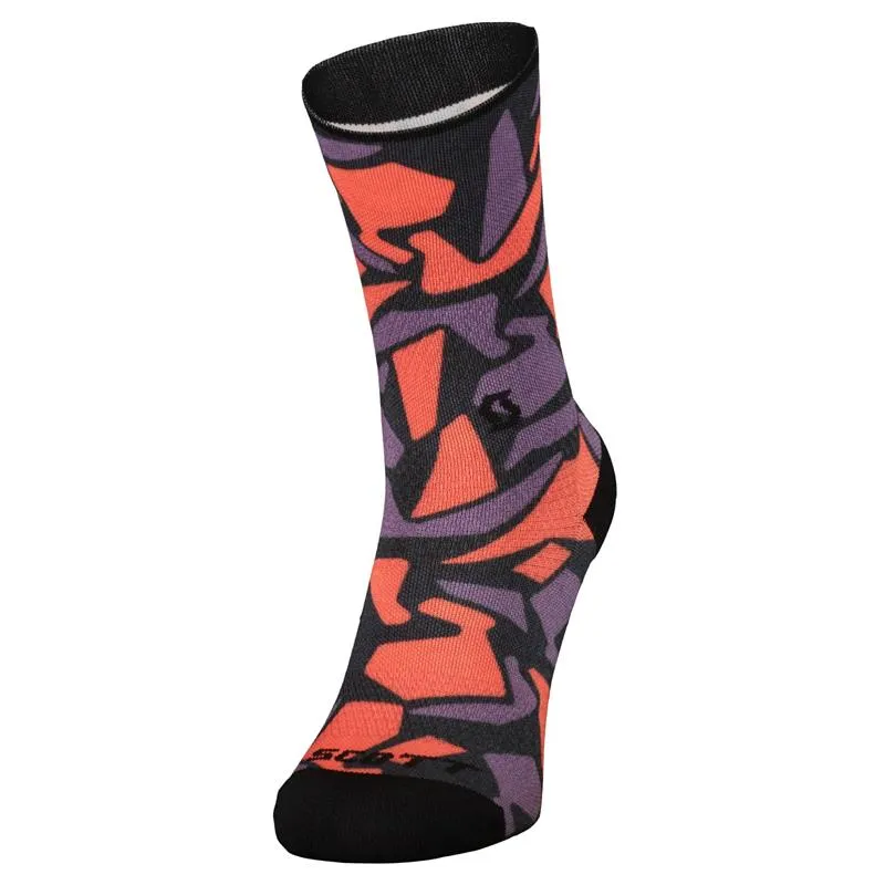 Шкарпетки SCOTT GRAPHIC CREW vivid purple/astro red 