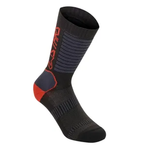 Носки Alpinestars PARAGON LITE SOCKS 19 BLK BRIGHT RED. M
