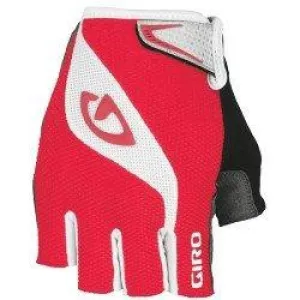 Велоперчатки кор.пал Giro Bravo красн/бел M