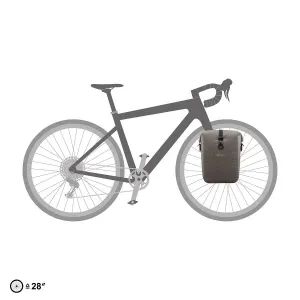 Гермосумка Ortlieb Gravel - Pack велосипедная 14.5 л dark sand