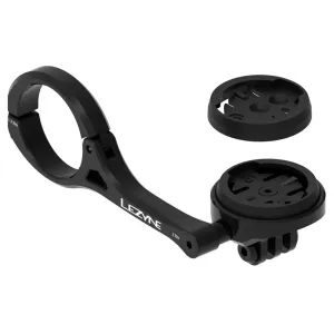 Кріплення переднього світла та комп'ютера LEZYNE GARMIN/WAHOO GPS FORWARD MOUNT під стандарт Go-pro Чорний Y18