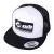 Кепка ODI FADE Hat Flat Bil BLk/Wht