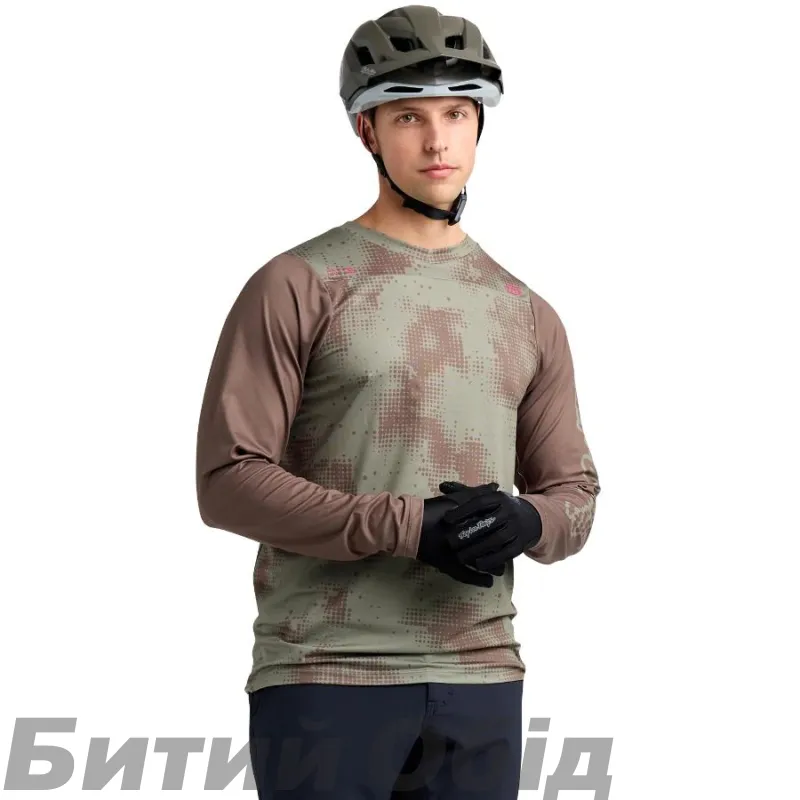 Джерсі TLD SKYLINE CHILL JERSEY SCATTERED [OLIVE] 