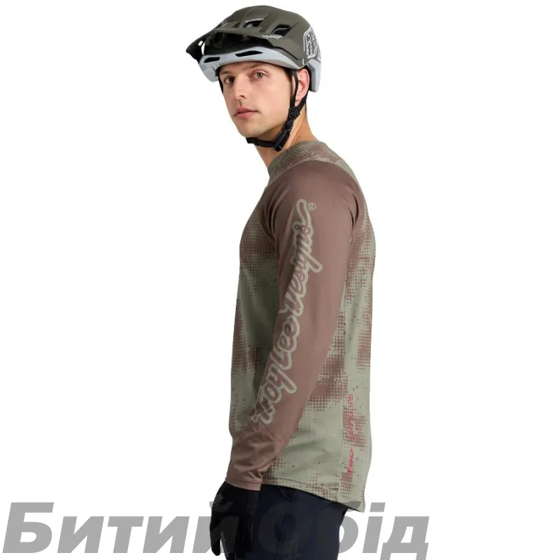 Джерсі TLD SKYLINE CHILL JERSEY SCATTERED [OLIVE] 