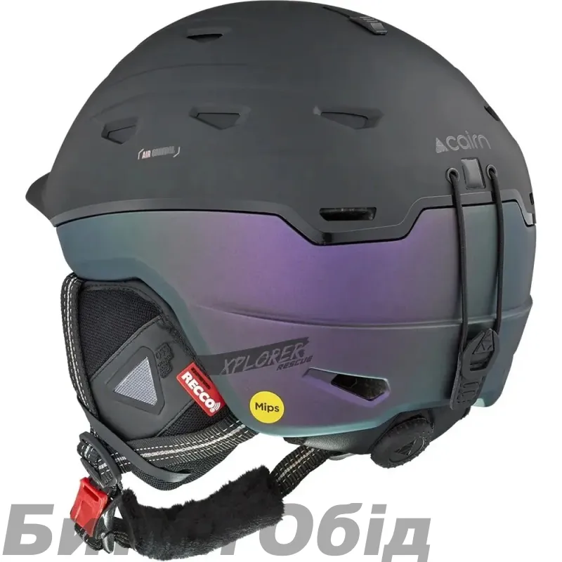 Шолом Cairn Xplorer Rescue Mips mat black-cameleon 