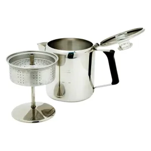 Чайник GSI Outdoors Glacier Stainless 14 Cup Perc Чайник GSI Outdoors Glacier Stainless 14 Cup Perc