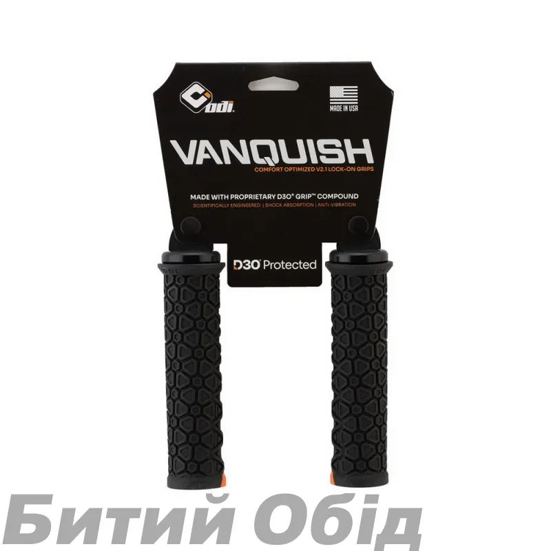 Грипсы ODI Vanquish, v2.1 Lock-On ,MTB , Closed End Black