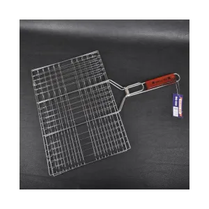 Решітка для гриля подвійна GRILL ME BQ-030 (40х30см), хромована Решітка для гриля подвійна GRILL ME BQ-030 (40х30см), хромована