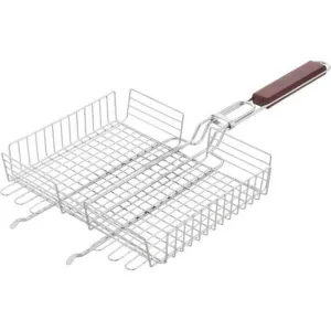 Решітка для гриля подвійна GRILL ME BQ-020 (30х26х6см), хромована