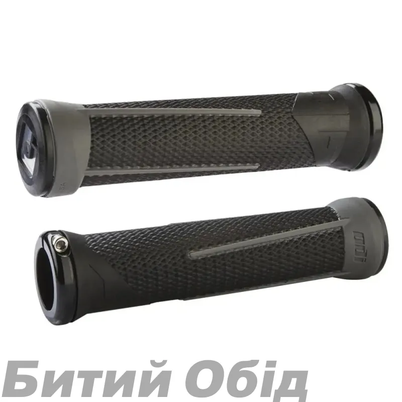 Грипсы ODI AG-1 Signature V2.1 Lock On, Fi. Orange/Fi Yellow w/Silver Clamp, оранжево-желтые с серебристыми замками
