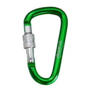 Набор карабинов алюминиевых сувенирных Tramp 10 шт 7 см с муфтой green UTRA-302