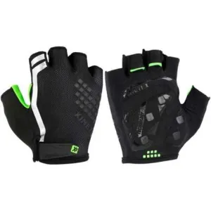 Велорукавички KinetiXx Luke Top Function Bike Glove unisex без пальців чорні/салатні