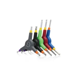 Ключ шестигр Fouriers Ball Wrench 80мм 4/5/6мм сталь 6150 чорн