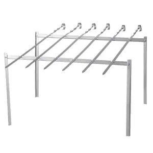 Набор для шашлыков КЕМПИНГ BQ-807/CMG767 (мангал рамка + 6 шампуров), в сумке, нержавеющая сталь