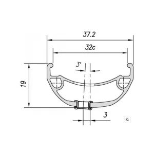 Обод Mach1 TRUCKY 32 29", черн