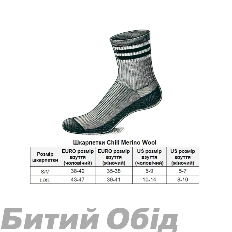 Шкарпетки TLD CHILL MERINO WOOL SOCKS; MONO [BLACK]