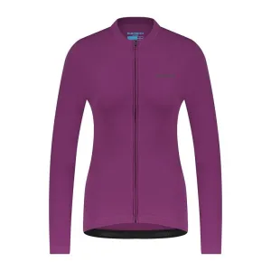 Велоджерсі жіноче Shimano Apice long sleeves утеплене, фіолетове