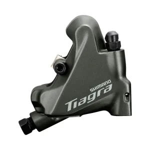 Калипер гидравлических тормозов Shimano BR-4770-R, FLAT MOUNT, задний, без адаптера, колодка L03A RESIN PAD(W/FIN)