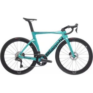 Велосипед BIANCHI Road Oltre Comp Ultegra Di2 12s Metallic Celeste/Black Full Glossy, YTB23I57ZN