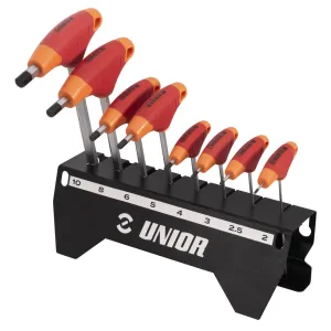 Набор шестигранников с рукояткой Unior Tools HX 2-2.5-3-4-5-6-8-10 / 8pcs Набор шестигранников с рукояткой Unior Tools HX 2-2.5-3-4-5-6-8-10 / 8pcs