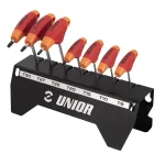 Набор ключей Torx с рукояткой Unior Tools TX8-10-15-20-25-27-30 / 7pcs Набор ключей Torx с рукояткой Unior Tools TX8-10-15-20-25-27-30 / 7pcs
