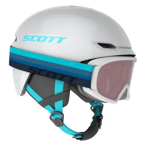 Гірськолижний шолом підлітковий SCOTT KEEPER 2 + гірськолижна маска дитяча JR WITTY (чорний ремінець) / розмір S