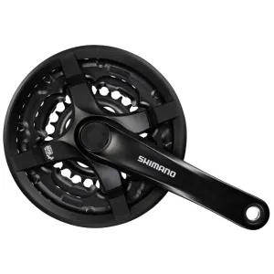 Шатуны Shimano FC-TY501, 42x34x24 черные, OEM