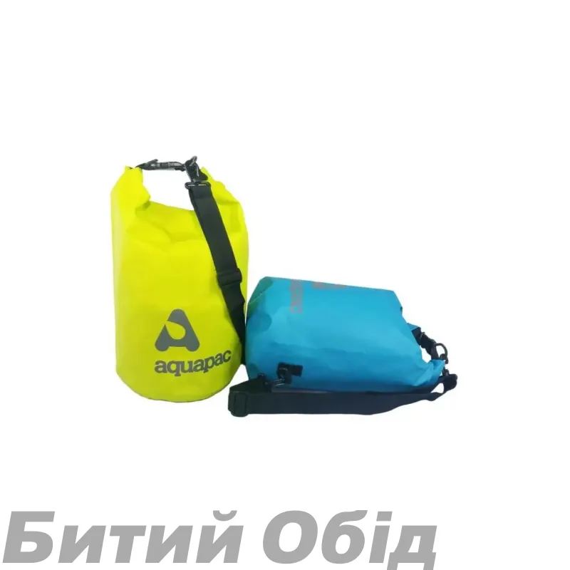 Гермомішок AQUAPAC з ремнем через плече Trailproof Drybag - 15L (blue) w/strap 