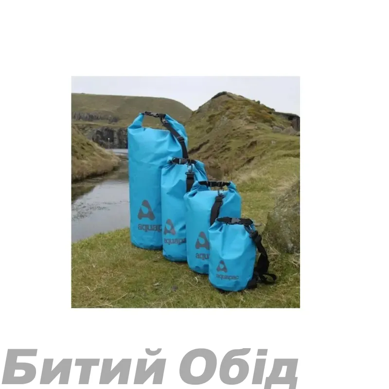 Гермомішок AQUAPAC з ремнем через плече Trailproof Drybag - 15L (blue) w/strap 