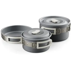 Набір посуду (2 каструлі, сковорідка) Naturehike CNK2450CF010, алюміній Набір посуду (2 каструлі, сковорідка) Naturehike CNK2450CF010, алюміній