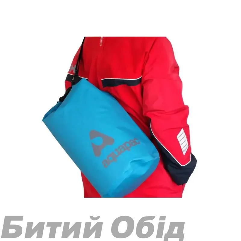 Гермомішок AQUAPAC з ремнем через плече Trailproof Drybag - 15L (blue) w/strap 