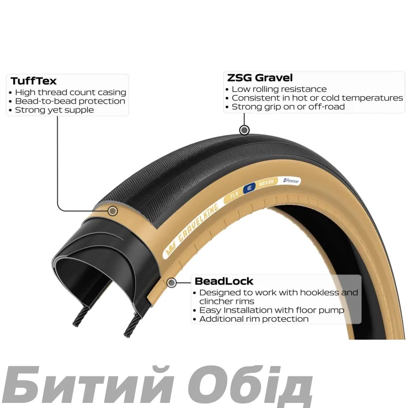 Покришка Panaracer GRAVELKING Slick, 700