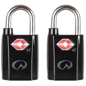 Замок Lifeventure TSA Mini Padlocks 2-Pack black
