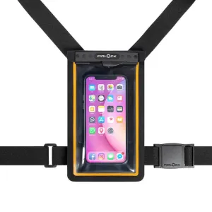 Гермосумка на грудь FIDLOCK chest bag magnet, прозрачный/оранжевый/черный