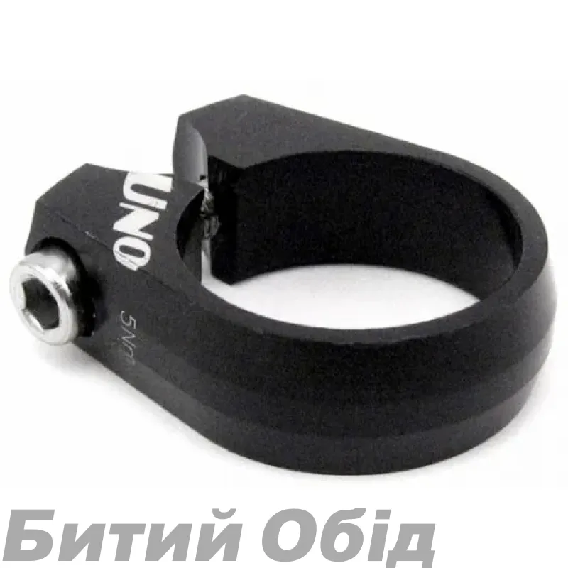 Хомут Kalloy MTB-FM чорн. діам-28,6мм