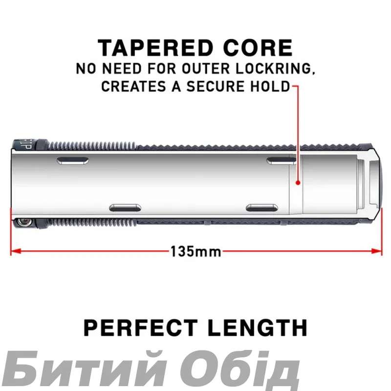 Грипсы DMR DeathGrip2 Thick Flange [Black]